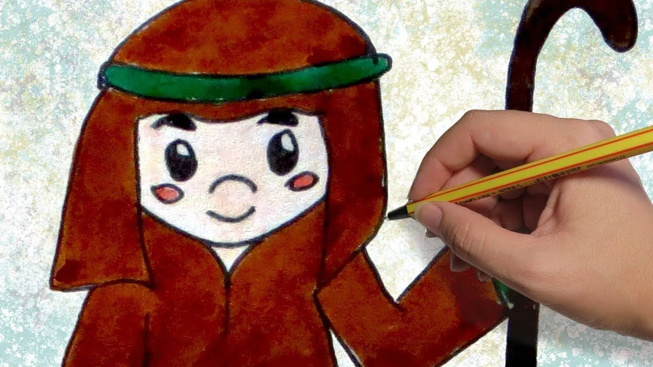 COMO DIBUJAR UN PASTORCITO DE OVEJAS PARA EL PORTAL DE BELEN: Dibujos de navidad para niños a color - YouTube COMO DIBUJAR UN PASTORCITO DE OVEJAS PARA EL PORTAL DE BELEN: Dibujos de navidad para niños a color - YouTube