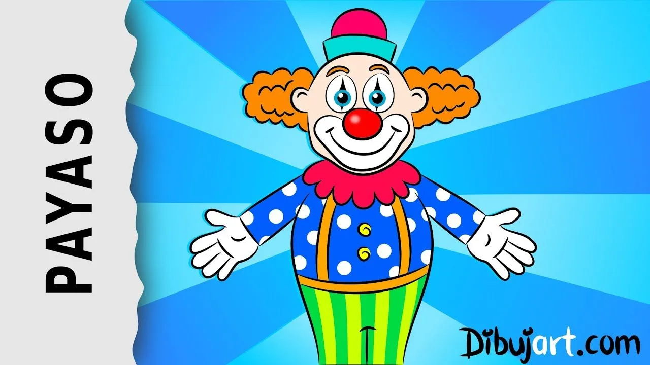 Cómo dibujar un Payaso — Dibujo animado paso a paso - YouTube Cómo dibujar un Payaso — Dibujo animado paso a paso - YouTube