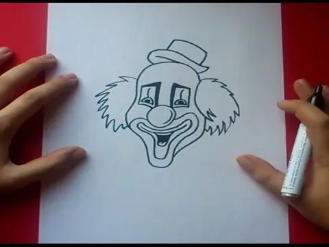 Como dibujar un payaso paso a paso 5 | How to draw a clown 5 - YouTube