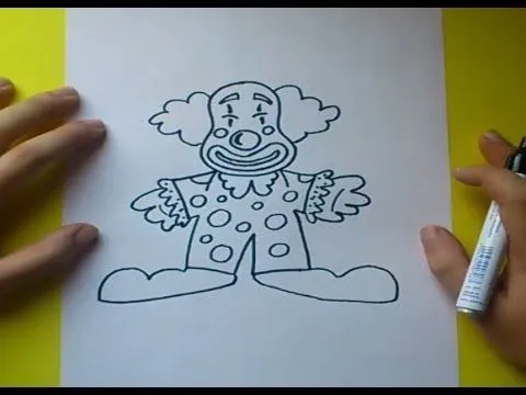 Como dibujar un payaso paso a paso 4 | How to draw a clown 4 - YouTube