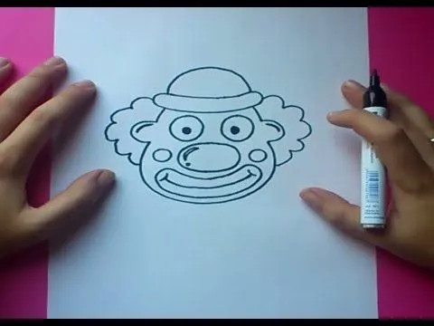 Como dibujar un payaso paso a paso | How to draw a clown - YouTube