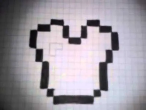 Como dibujar la pechera de diamante de minecraft. - YouTube Como dibujar la pechera de diamante de minecraft. - YouTube