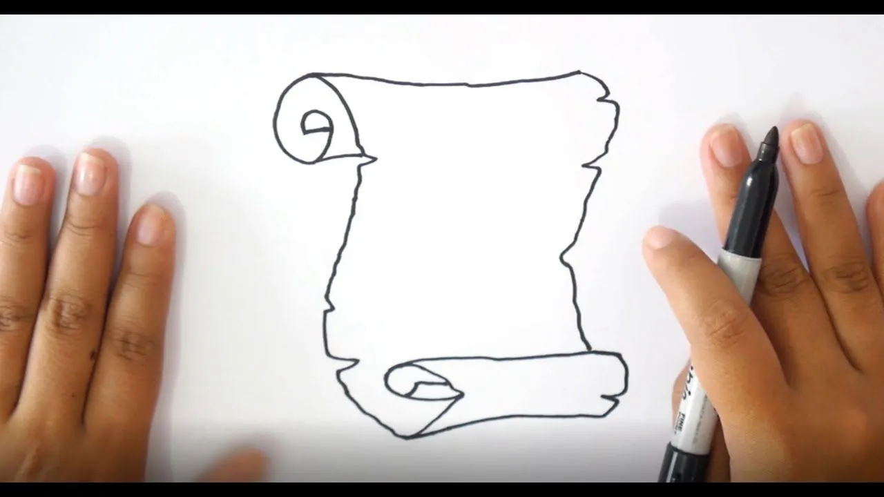 Cómo Dibujar un PERGAMINO? 