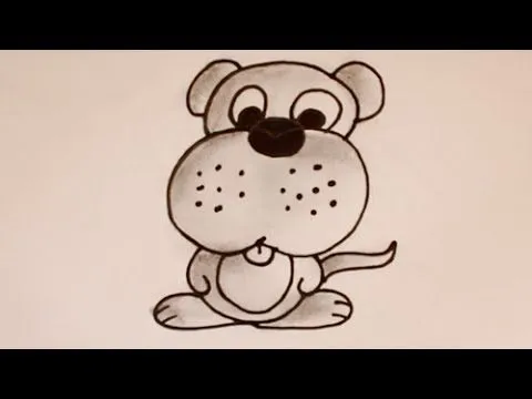 Como dibujar un perro facil para niños paso a paso - YouTube