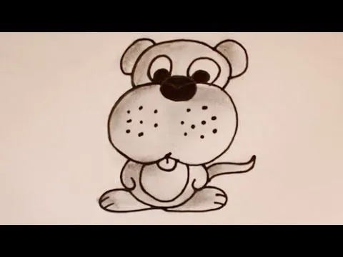 Como dibujar un perro facil para niños paso a paso - YouTube Como dibujar un perro facil para niños paso a paso - YouTube