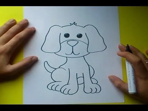 Como dibujar un perro paso a paso 7 | How to draw a dog 7 - YouTube