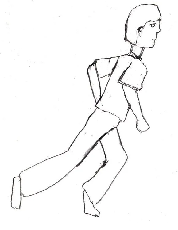 Cómo dibujar a una persona corriendo | eHow en Español Cómo dibujar a una persona corriendo | eHow en Español