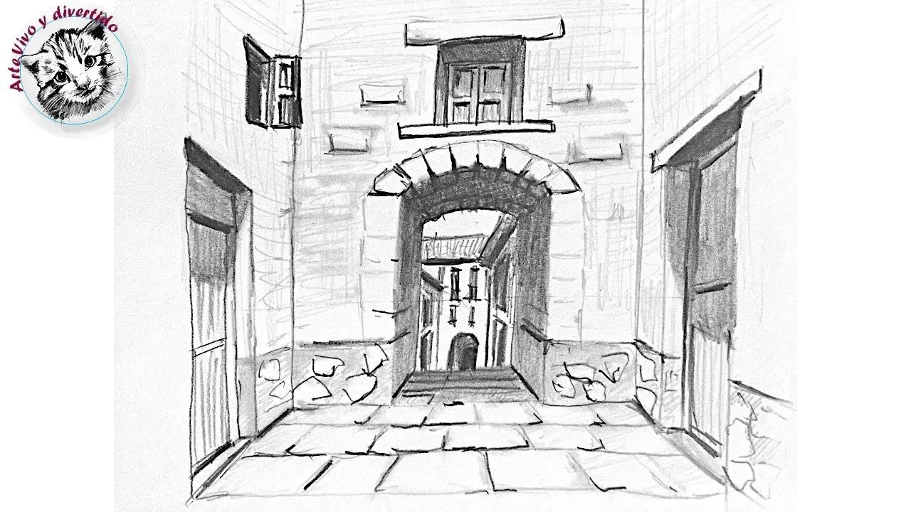 Como Dibujar en Perspectiva de 1 Punto un Paisaje Urbano Facil Paso a Paso - YouTube Como Dibujar en Perspectiva de 1 Punto un Paisaje Urbano Facil Paso a Paso - YouTube