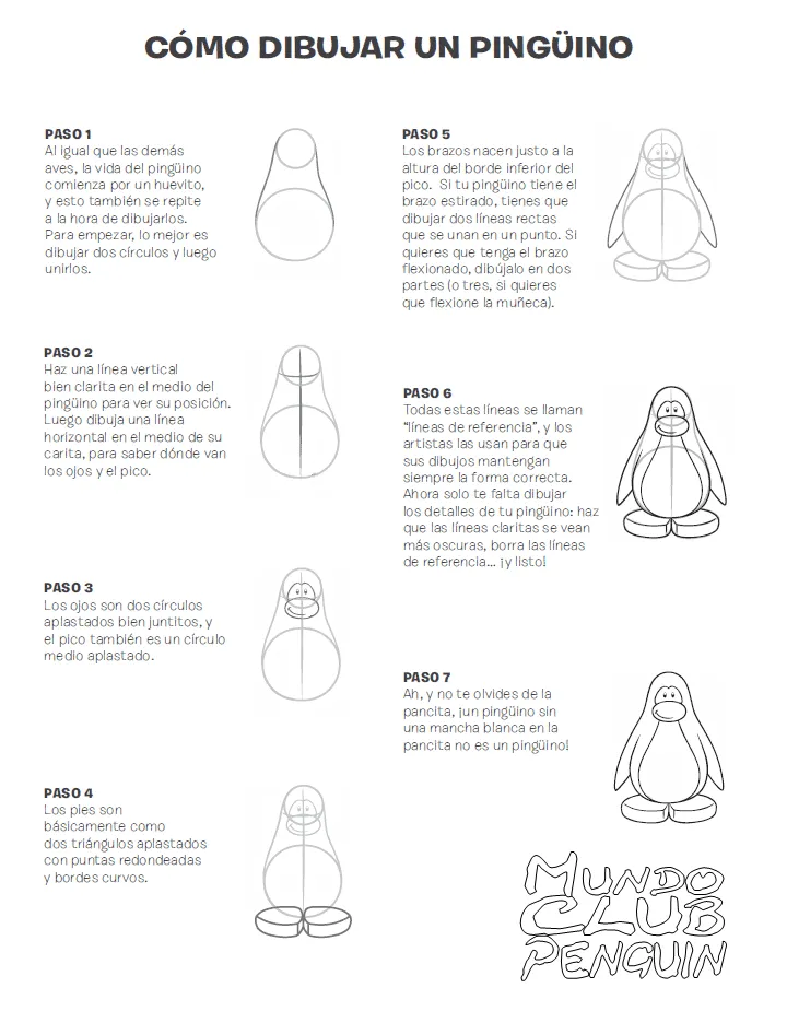 Como dibujar Pinguinos (Actualizado) | .:Mundo Club Penguin:. Como dibujar Pinguinos (Actualizado) | .:Mundo Club Penguin:.