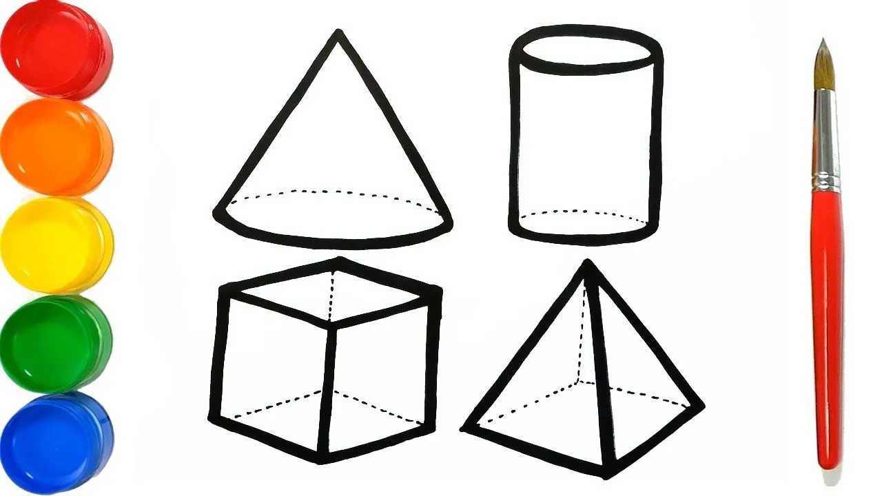 Como Dibujar y Pintar FIGURAS GEOMETRICAS EN 3 D - Dibujos Para Niños - Learn Colors / FunKeep Art - YouTube Como Dibujar y Pintar FIGURAS GEOMETRICAS EN 3 D - Dibujos Para Niños - Learn Colors / FunKeep Art - YouTube