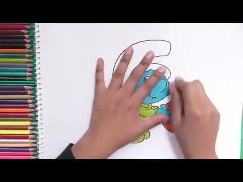 Como dibujar y pintar a Pitufo Bebé (Los Pitufos) - How to draw ... Como dibujar y pintar a Pitufo Bebé (Los Pitufos) - How to draw ...