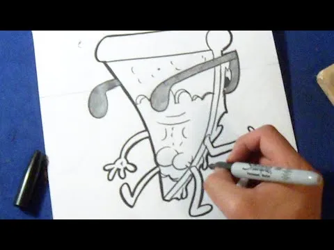 Cómo dibujar a Pizza Steve | How to draw Uncle Grandpa - YouTube Cómo dibujar a Pizza Steve | How to draw Uncle Grandpa - YouTube