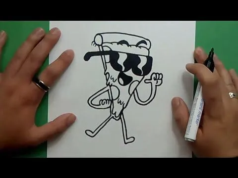 Como dibujar a Pizza Steve paso a paso - Tito Yayo | How to draw ... Como dibujar a Pizza Steve paso a paso - Tito Yayo | How to draw ...