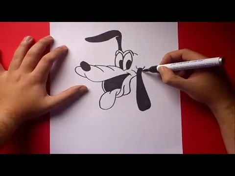 Como dibujar a Pluto paso a paso | How to draw Pluto - YouTube Como dibujar a Pluto paso a paso | How to draw Pluto - YouTube