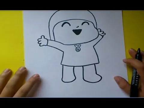 Como dibujar a Pocoyo paso a paso - Pocoyo | How to draw Pocoyo ...