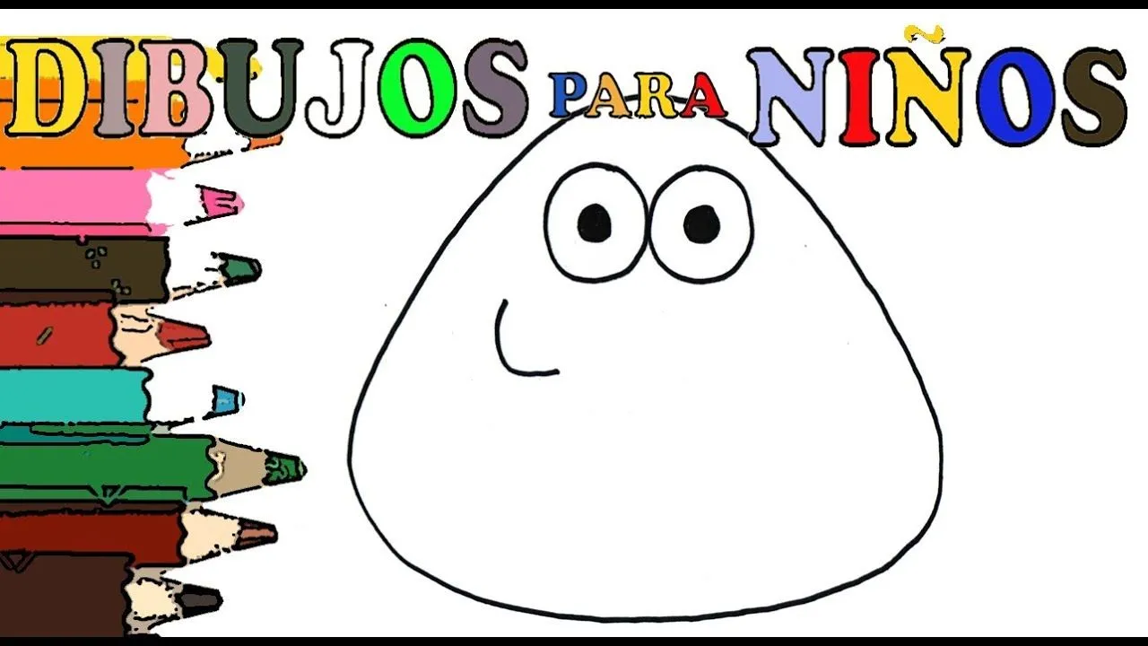 Cómo dibujar a Pou. Dibujos para niños. Tutorial muy facil. Paso a paso. - YouTube Cómo dibujar a Pou. Dibujos para niños. Tutorial muy facil. Paso a paso. - YouTube