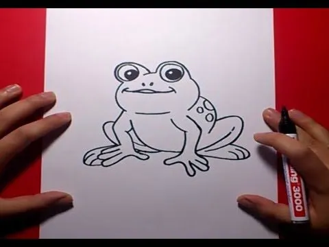 Como dibujar una rana paso a paso 3 | How to draw a frog 3 - YouTube Como dibujar una rana paso a paso 3 | How to draw a frog 3 - YouTube