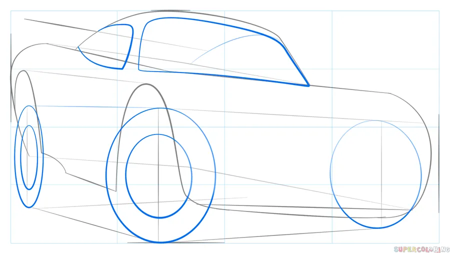 Cómo dibujar a Rayo McQueen | Tutorial de dibujo paso a paso Cómo dibujar a Rayo McQueen | Tutorial de dibujo paso a paso