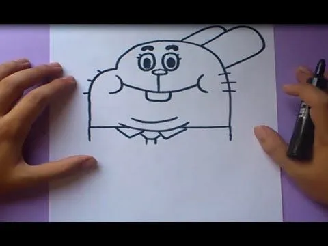 Como dibujar a Richard paso a paso - El asombroso mundo de Gumball ... Como dibujar a Richard paso a paso - El asombroso mundo de Gumball ...
