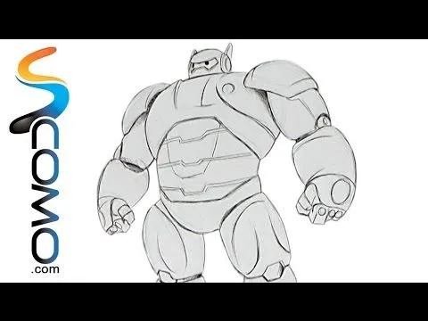 Cómo dibujar al robot de Big Hero 6 - YouTube Cómo dibujar al robot de Big Hero 6 - YouTube