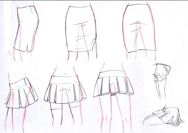 Anime como dibujar ropa - Imagui