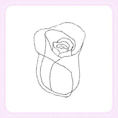 Como dibujar una rosa para manualidades ~ Solountip.com