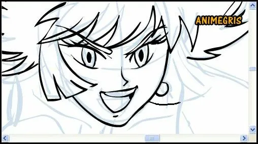 Como dibujar Rostro Anime de Cutie Honey Flash.jpg