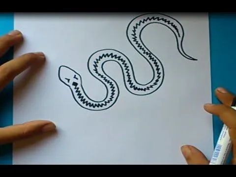 Como dibujar una serpiente paso a paso 3 | How to draw a snake 3 ... Como dibujar una serpiente paso a paso 3 | How to draw a snake 3 ...