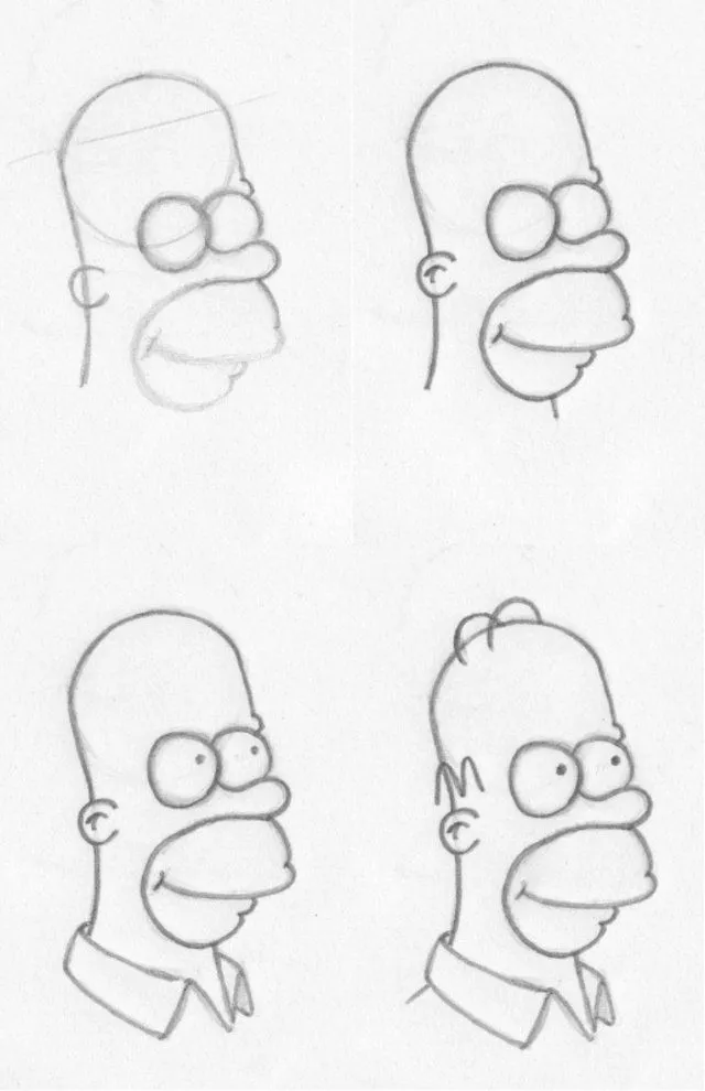 Como dibujar a los Simpsons paso a paso.... - Taringa! Como dibujar a los Simpsons paso a paso.... - Taringa!
