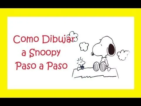 Como dibujar a snoopy paso a paso | Charlie Brown | How to draw ... Como dibujar a snoopy paso a paso | Charlie Brown | How to draw ...