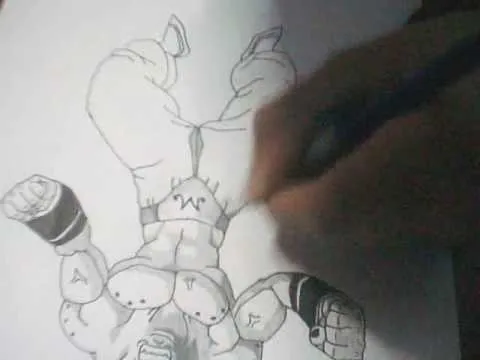 Como dibujar a Super Buu - YouTube