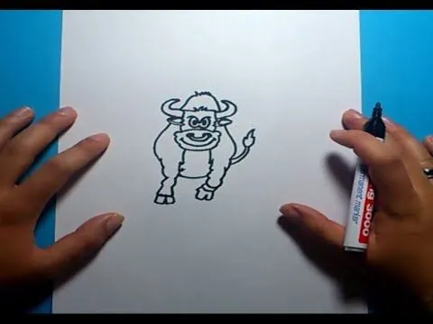 Como dibujar un toro paso a paso | How to draw a bull - YouTube