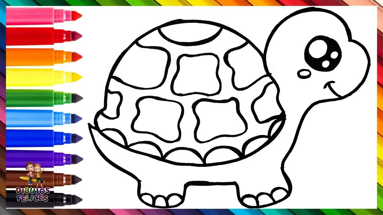 Cómo Dibujar Una Tortuga 