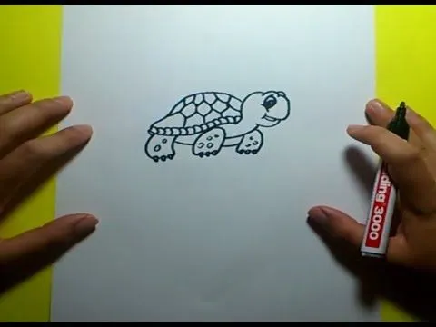 Como dibujar una tortuga paso a paso 3 | How to draw a tortoise 3 ... Como dibujar una tortuga paso a paso 3 | How to draw a tortoise 3 ...