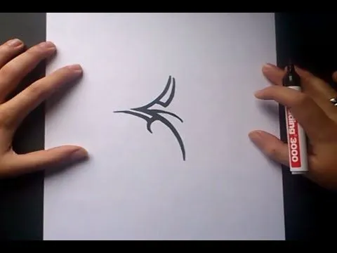 Como dibujar un tribal paso a paso 71 | How to draw one tribal 71 ... Como dibujar un tribal paso a paso 71 | How to draw one tribal 71 ...