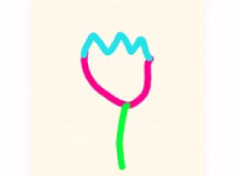 Como dibujar un tulipán - YouTube