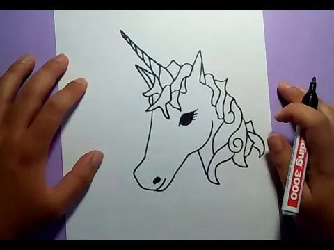 Como dibujar un unicornio paso a paso | How to draw a unicorn ...