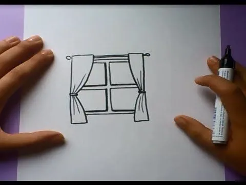 Como dibujar una ventana paso a paso | How to draw a window - YouTube Como dibujar una ventana paso a paso | How to draw a window - YouTube
