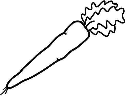 Dibujos zanahorias para colorear e imprimir - Imagui