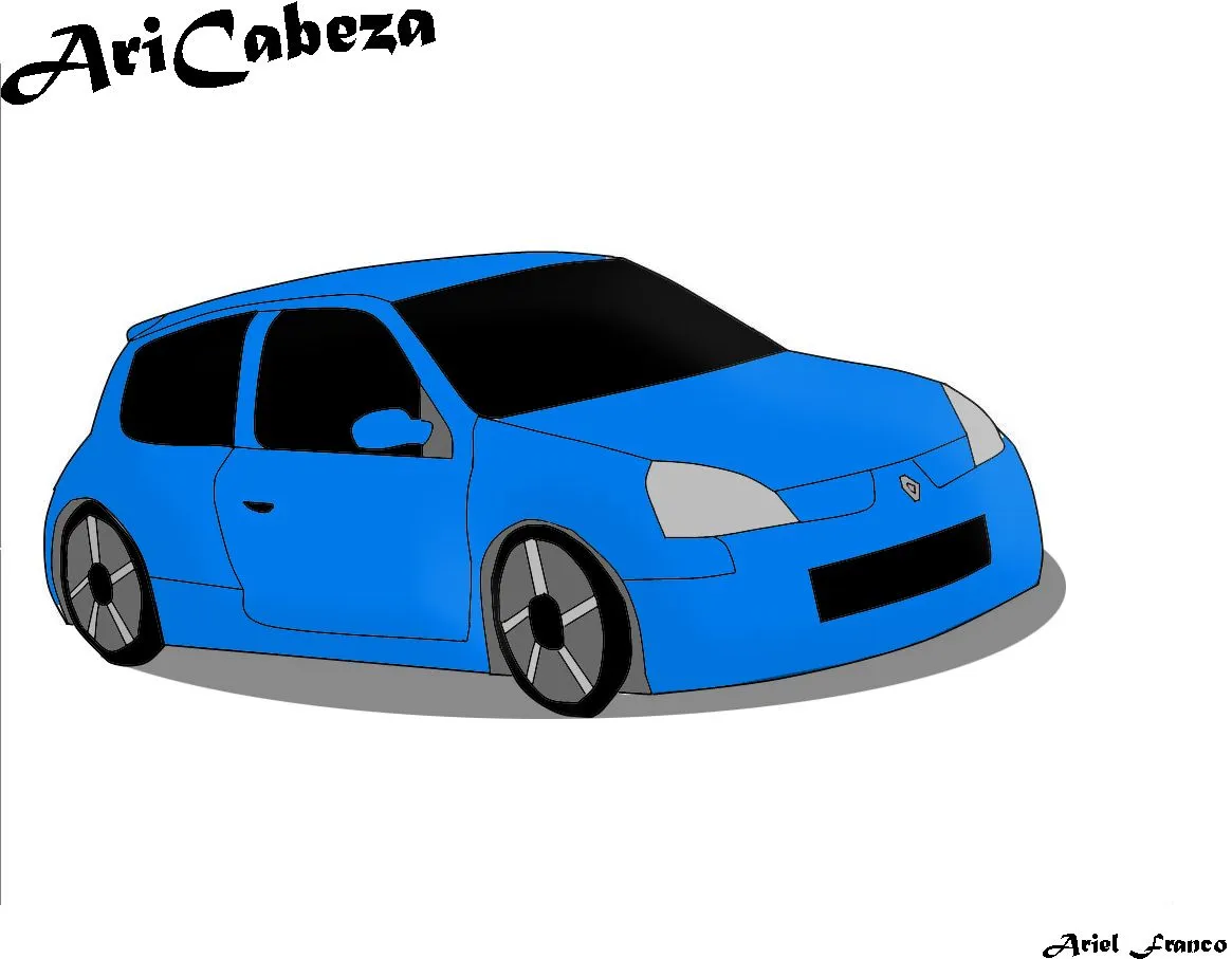 Dibuje un Clio en paint: El paso a paso - Taringa!
