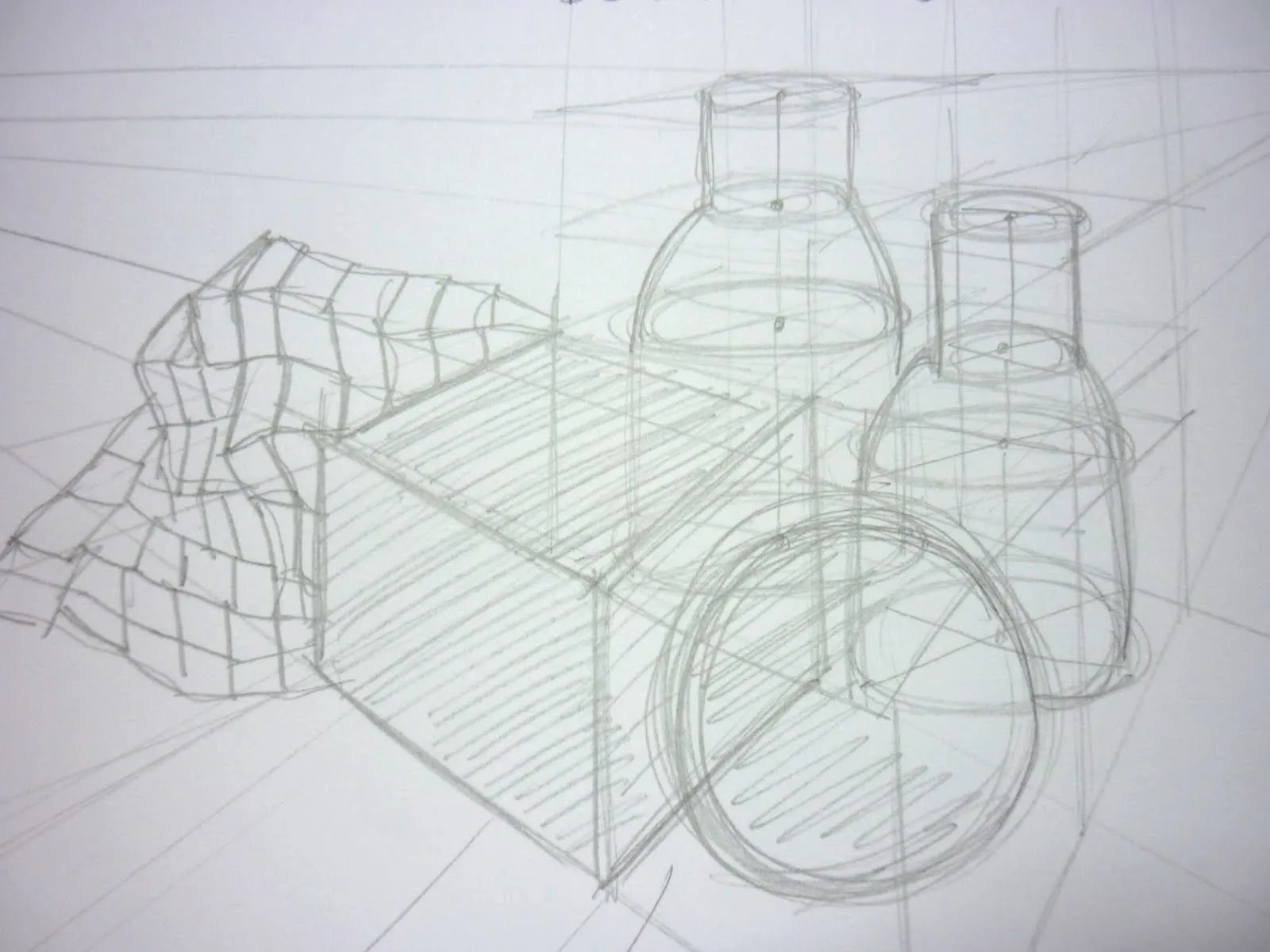 Dibujo 1: Boceto Bodegon Final