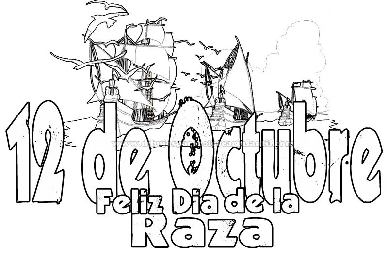 Dibujo del 12 de octubre - Imagui