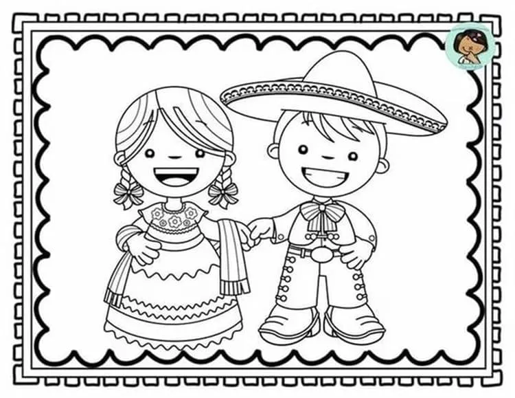 Dibujo del 15 de septiembre para colorear: 6 plantillas bonitas que puedes imprimir Dibujo del 15 de septiembre para colorear: 6 plantillas bonitas que puedes imprimir