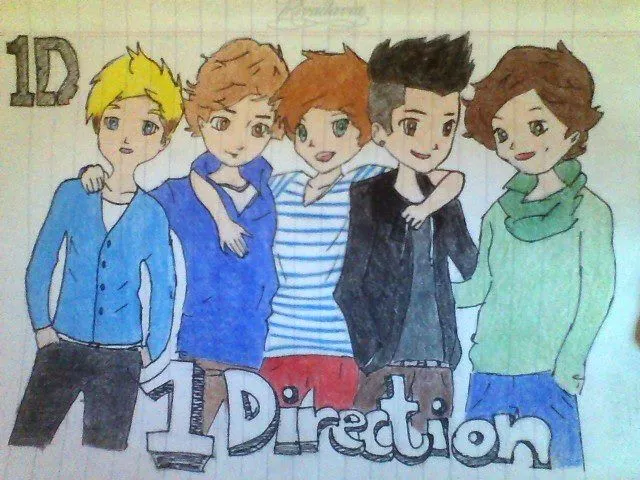 Un dibujo de 1D | ¡Cosas de Mariana!