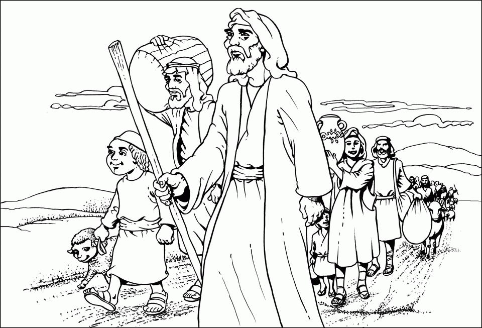 dibujo de abraham para colorear - Clip Art Library dibujo de abraham para colorear - Clip Art Library