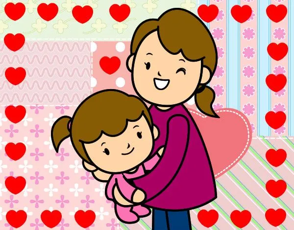 Dibujo de Abrazando a Mamá pintado por Natyp en Dibujos.net el día ... Dibujo de Abrazando a Mamá pintado por Natyp en Dibujos.net el día ...