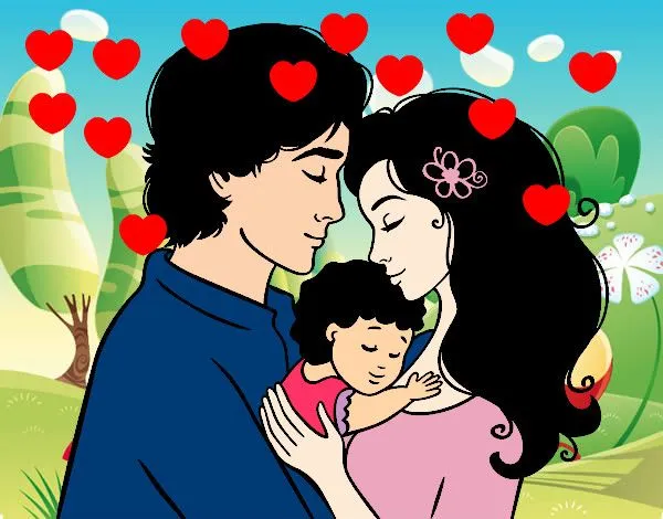 Dibujo de Abrazo familiar pintado por Dianita12 en Dibujos.net el ... Dibujo de Abrazo familiar pintado por Dianita12 en Dibujos.net el ...