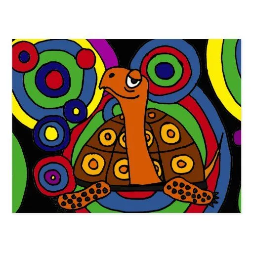 XX arte abstracto de la tortuga impresionante Postal de Zazzle. XX arte abstracto de la tortuga impresionante Postal de Zazzle.