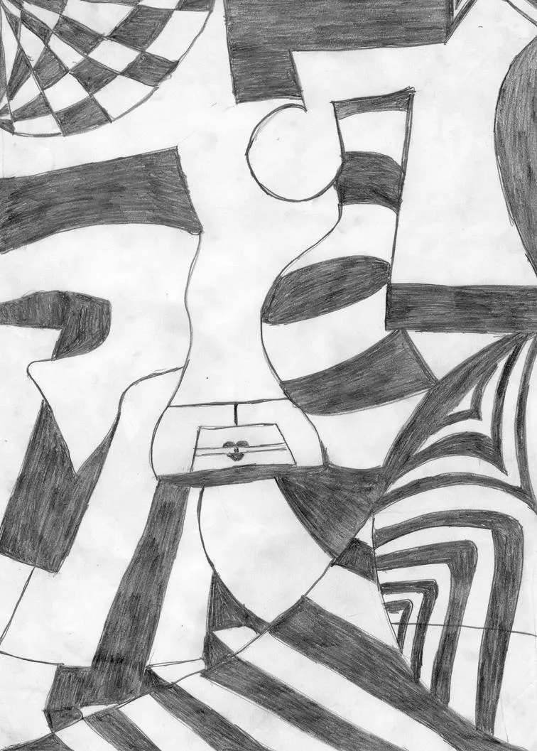 Dibujo abstracto hecho por mí - Taringa!