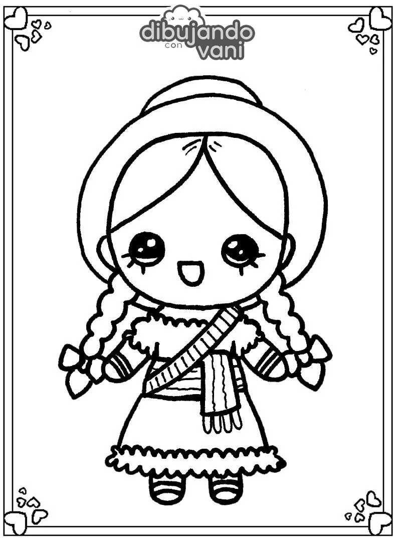 Dibujo de la Adelita para imprimir - Dibujando con Vani Dibujo de la Adelita para imprimir - Dibujando con Vani